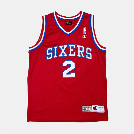 Philadelphia 76ers - Moses Malone - Größe L - Champion - NBA Trikot