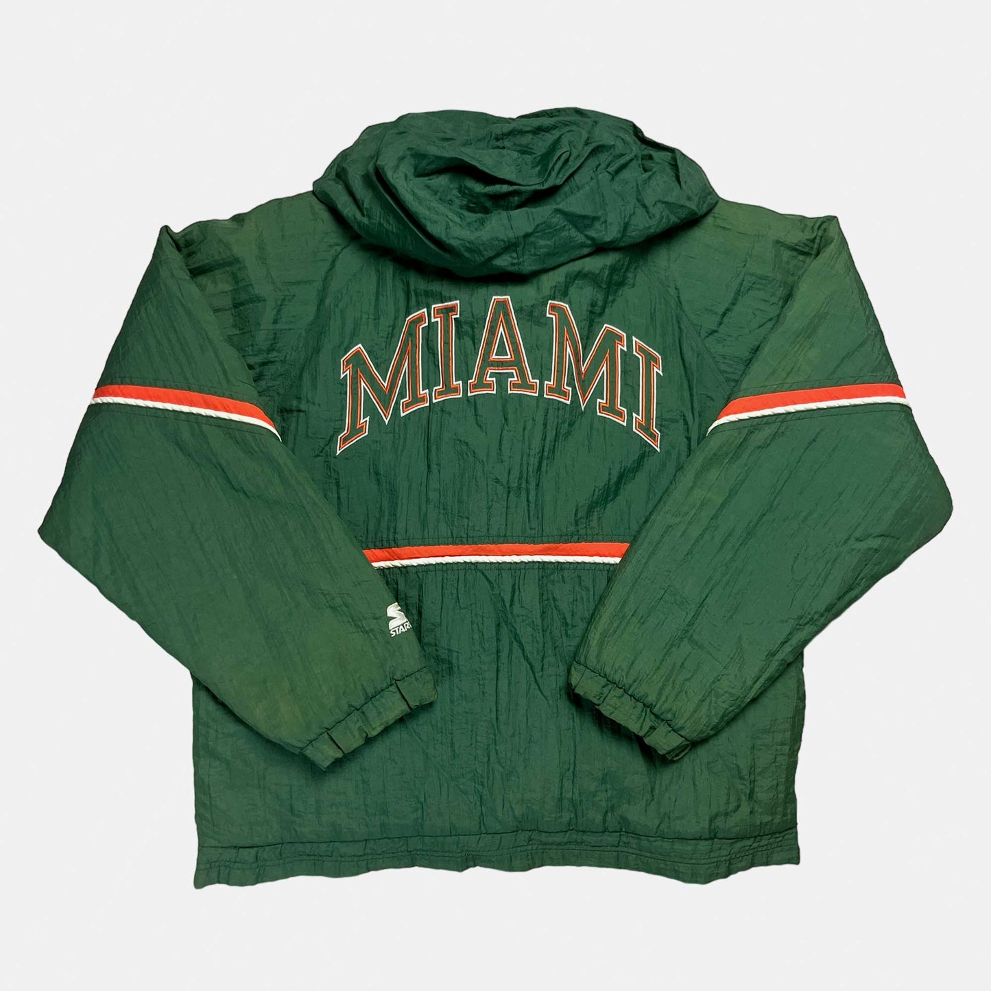 Miami Hurricanes - gefütterte NCAA Jacke - Größe M - Starter