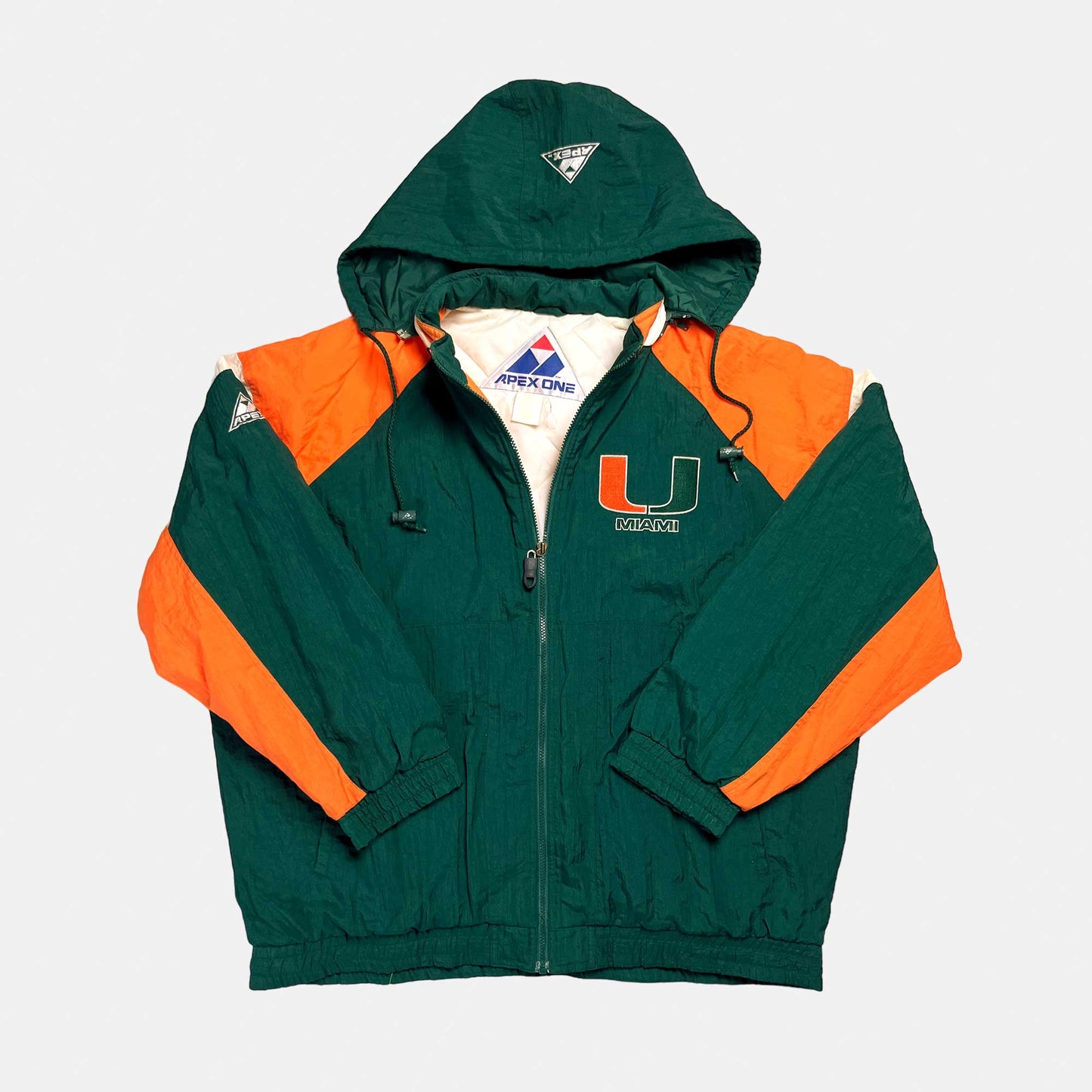 Miami Hurricanes - gefütterte NCAA Jacke - Größe XL - Apex One