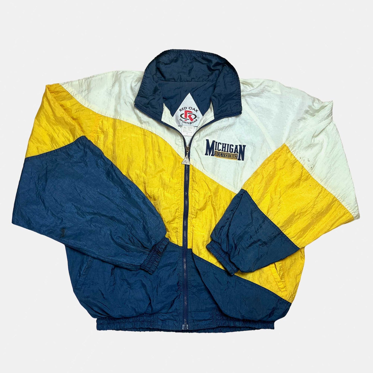 Michigan Wolverines - leichte NCAA Jacke - Größe L - Red Oak