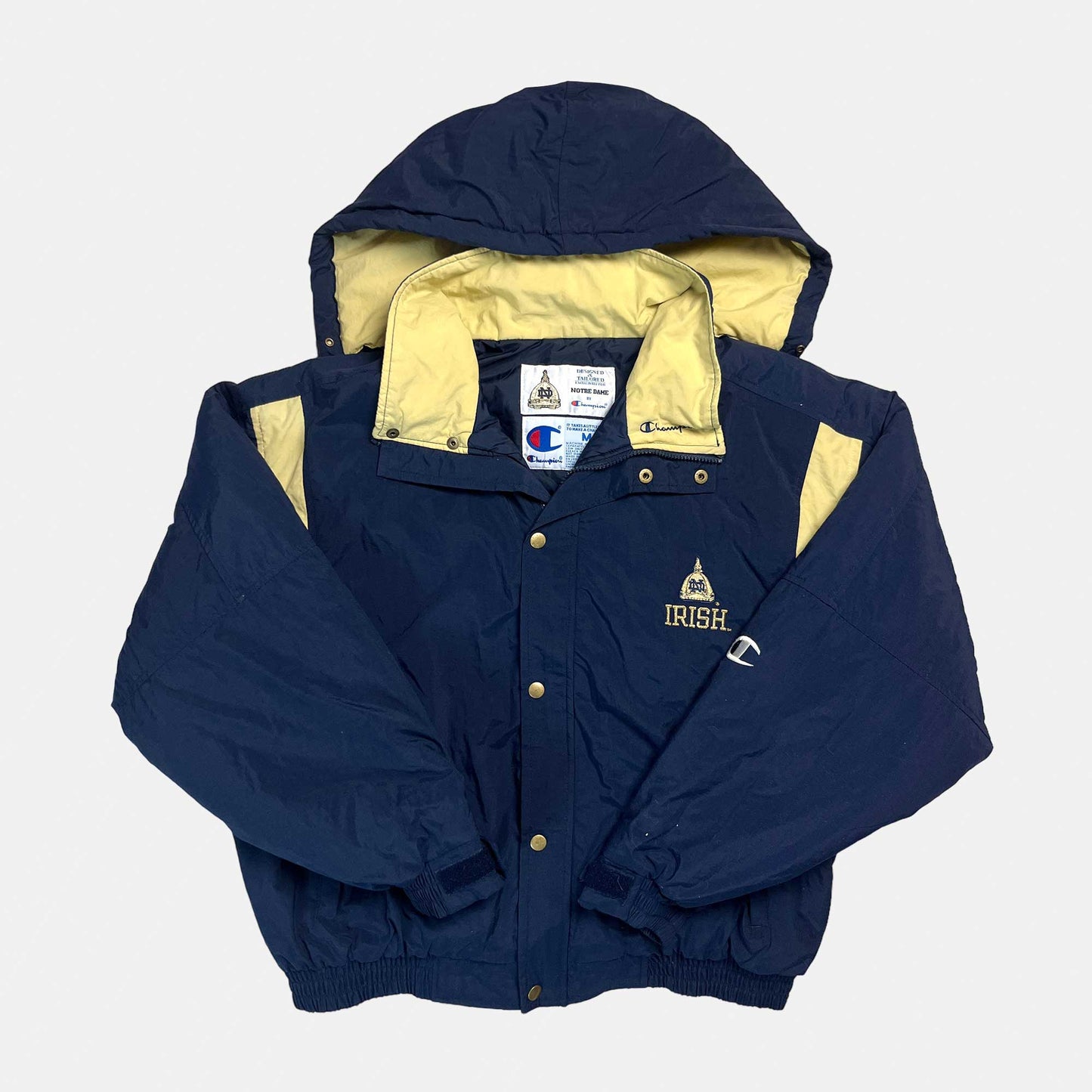 Notre Dame Fighting Irish - gefütterte NCAA Jacke - Größe M - Champion