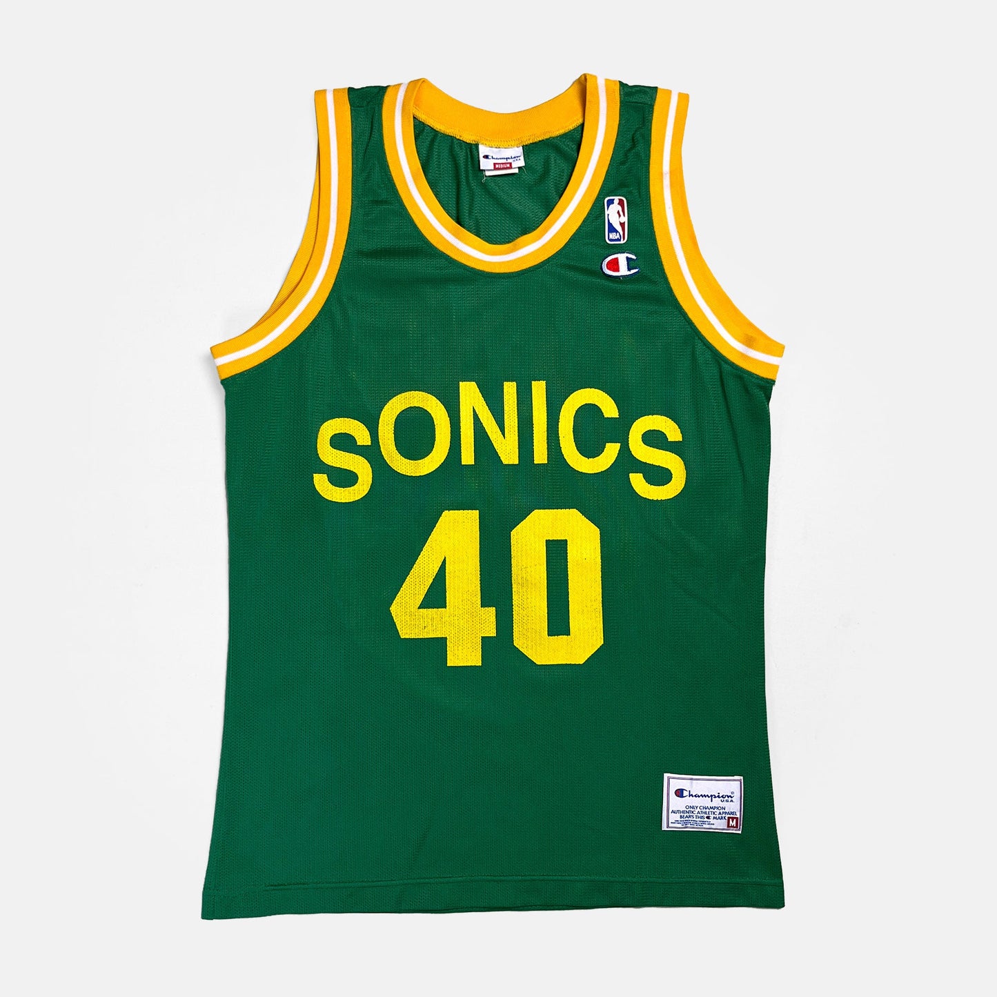 Seattle Supersonics - Shawn Kemp - Größe M - Champion - NBA Trikot