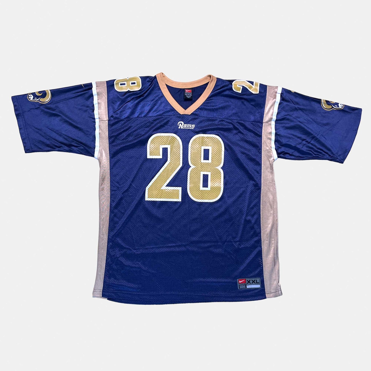 St. Louis Rams - Marshall Faulk - Größe XXL - Nike - NFL Trikot