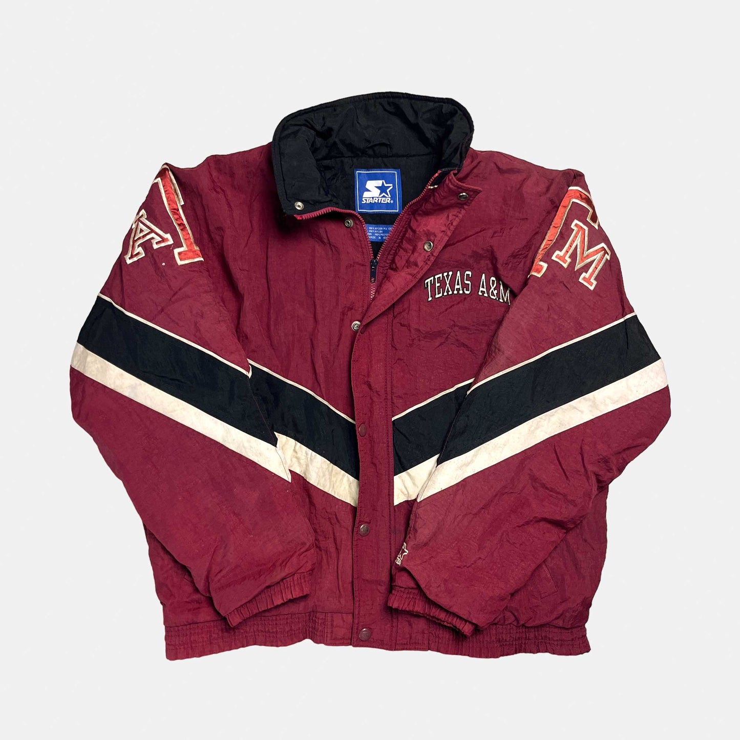 Texas A&M - gefütterte NCAA Jacke - Größe L - Starter