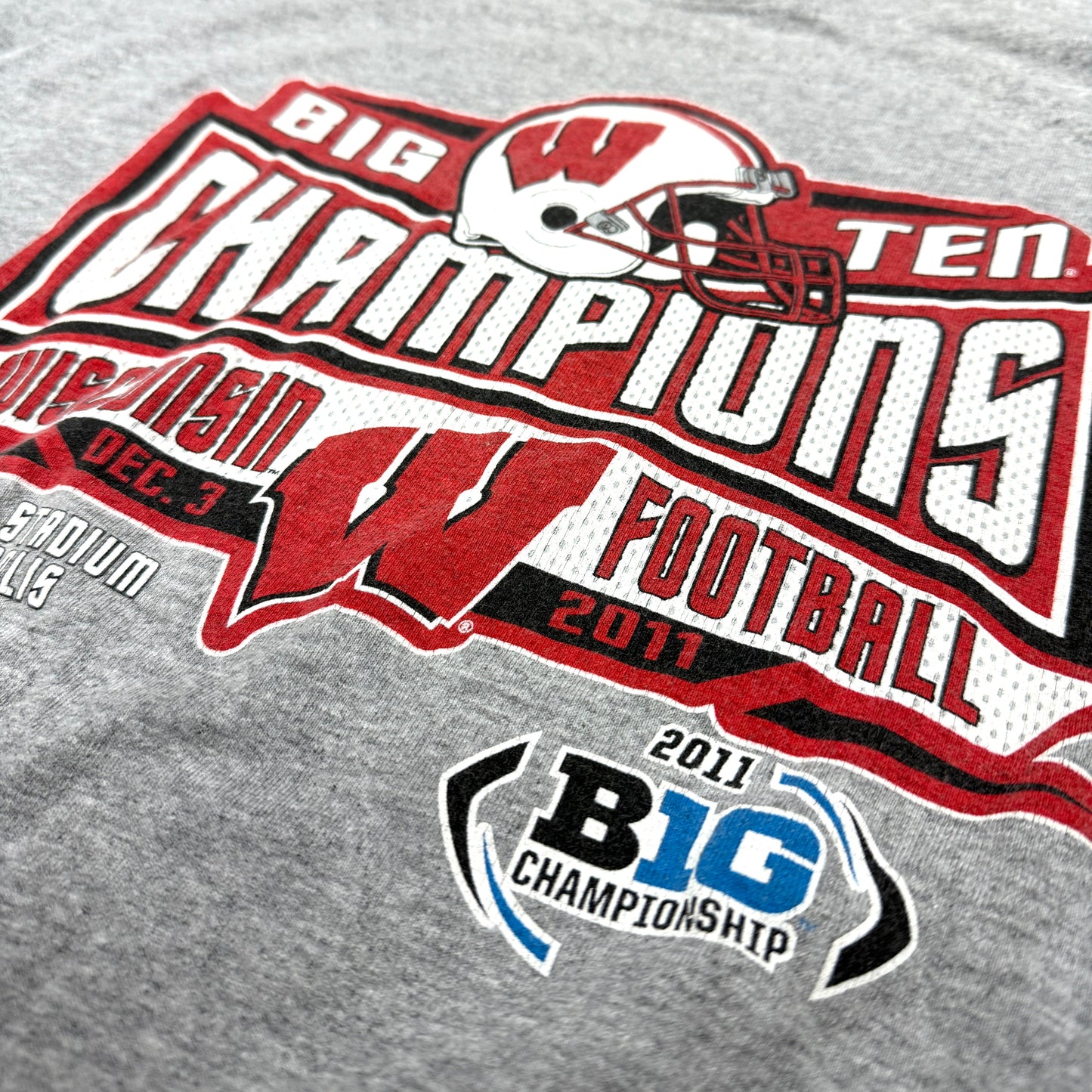 Wisconsin Badgers - 2011 Big10 Championship - Größe L - NCAA Longsleeve