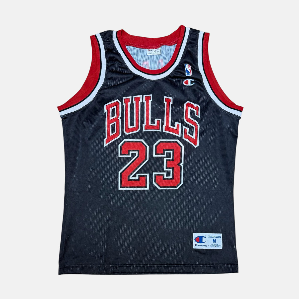 Chicago Bulls - Michael Jordan schwarz - Größe M - Champion - NBA Trikot