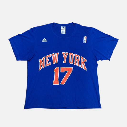 New York Knicks - Jeremy Lin - Größe L - Adidas - NBA Name and Number Shirt