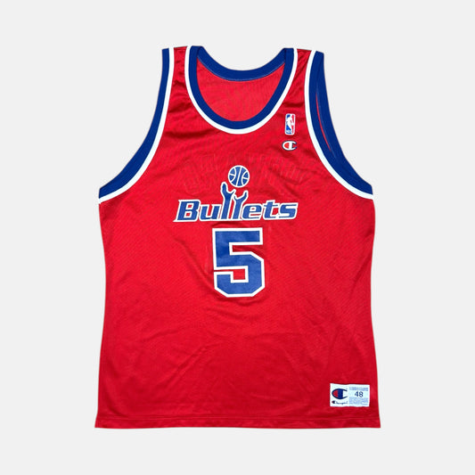 Washington Bullets  - Juwan Howard - Größe 48 / XL - Champion - NBA Trikot