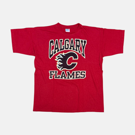 Calgary Flames Shirt - Größe L - CGW Sportswear NHL T-Shirt