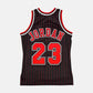 Chicago Bulls 1996-97 - Michael Jordan Pinstripes - Größe M - Mitchell and Ness Authentic - NBA Trikot