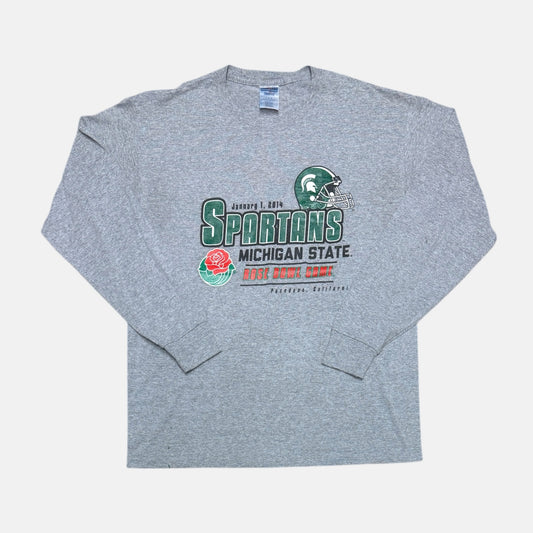 Michigan State Spartans - 2014 Rose Bowl - Größe L - NCAA Longsleeve
