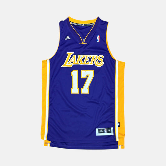 Los Angeles Lakers - Andrew Bynum - Größe M - Adidas - NBA Trikot