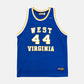 West Virginia Mountaineers - Jerry West - Größe XXL  - Hardwood Legends - College Trikot