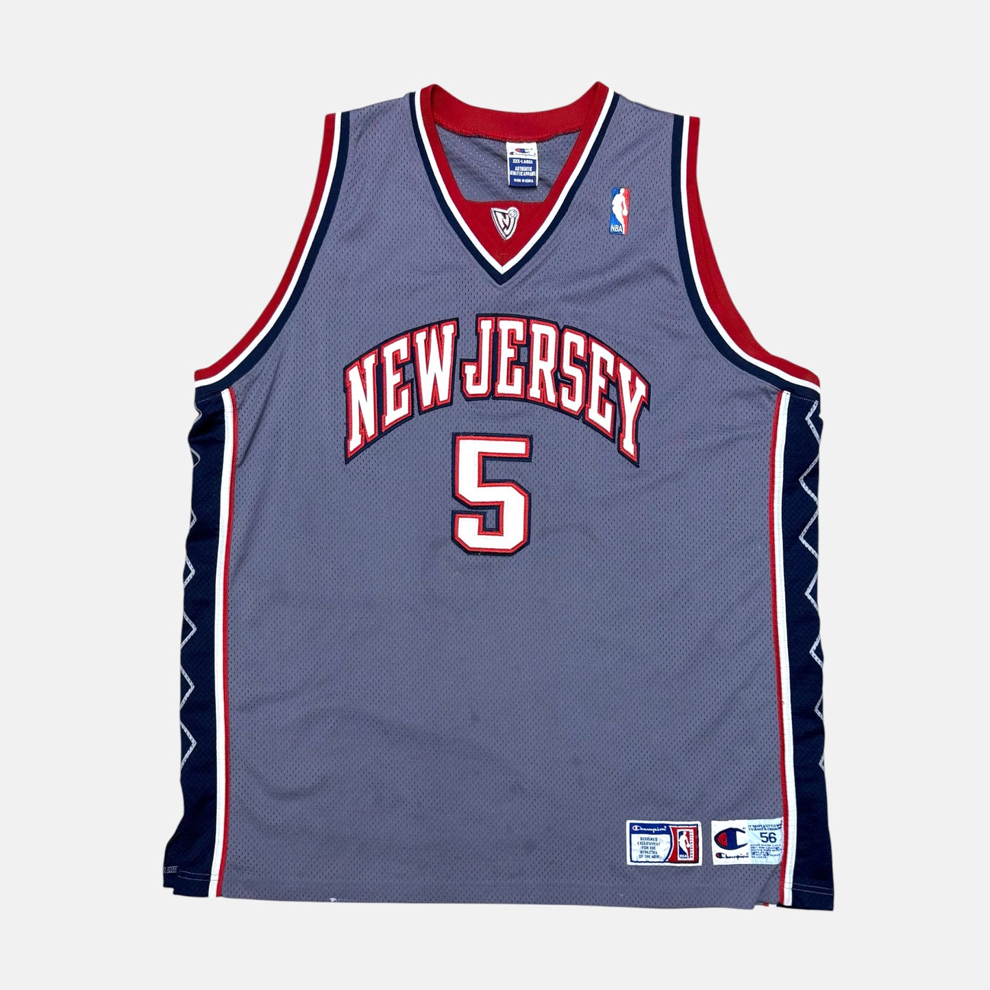New Jersey Nets - Jason Kidd - Größe 56/ 3XL - Champion Authentic - NBA Trikot