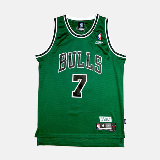 Chicago Bulls - Ben Gordon - Größe L - Reebok - NBA St. Patricks Day Trikot