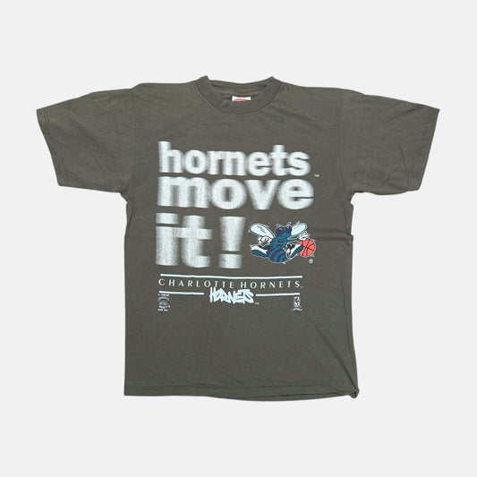 Charlotte Hornets Shirt - Move it - Größe M - Nutmeg Mills - NBA T-Shirt