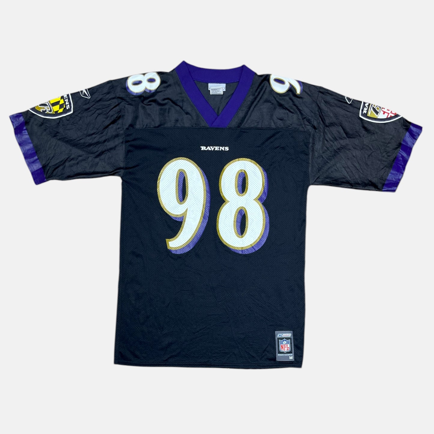 Baltimore Ravens - Tomy Siragusa - Größe M - Reebok - NFL Trikot