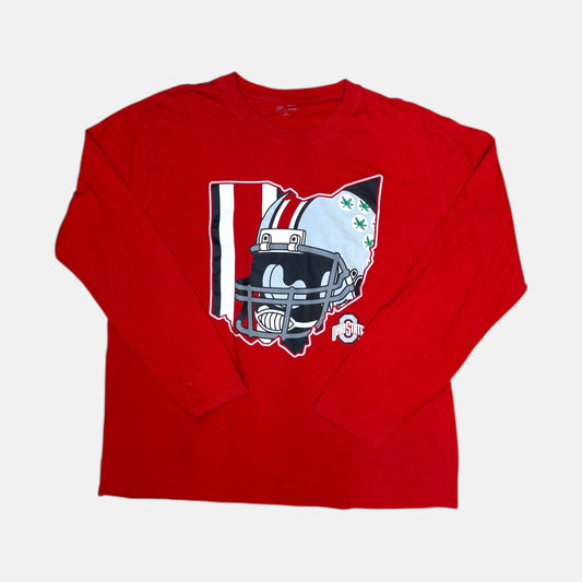 Ohio State Buckeyes - State Map - Größe XXL - NCAA Longsleeve