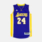 Los Angeles Lakers - Kobe Bryant - Größe S - Adidas - NBA Trikot