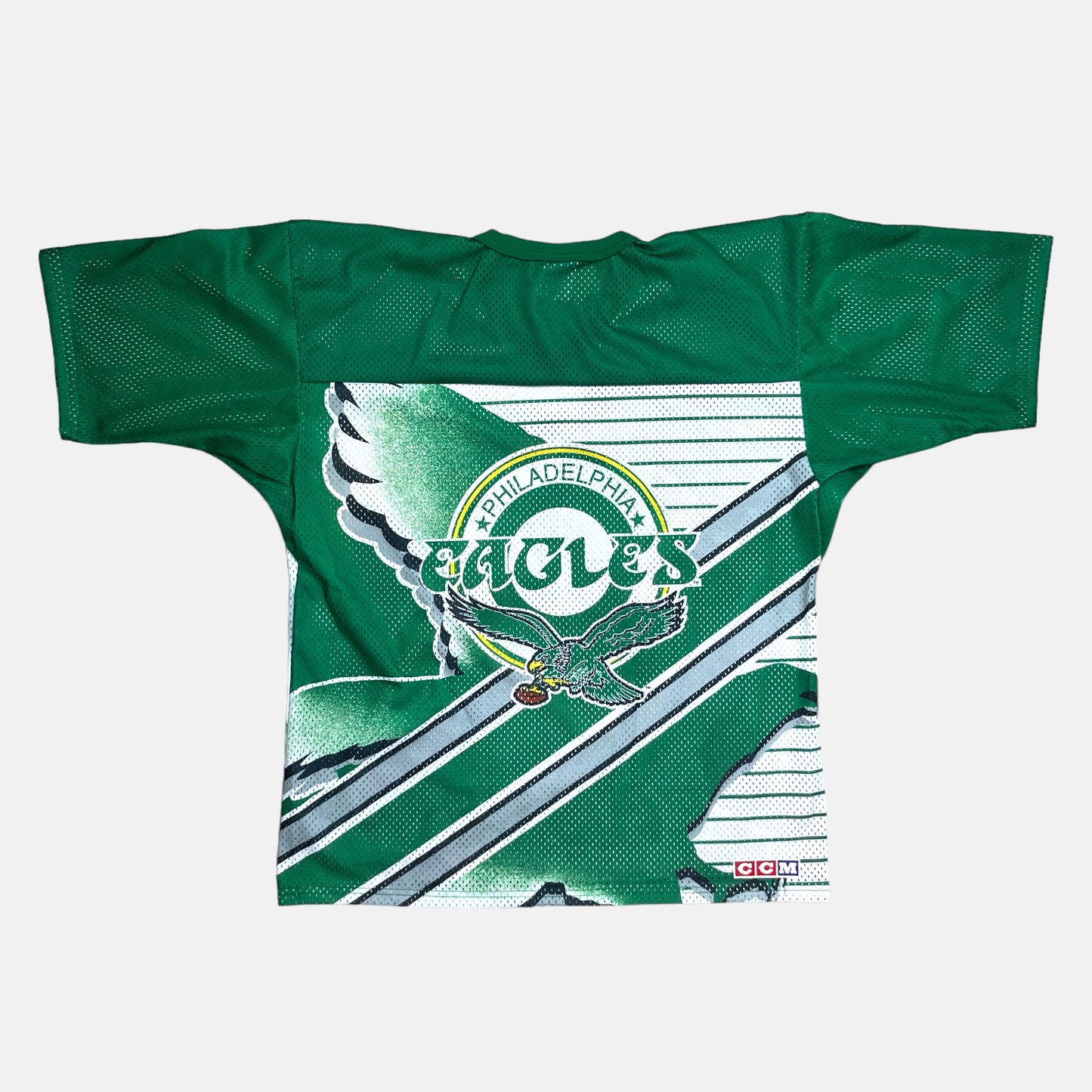 Philadelphia Eagles - Fanimation - Größe L / XL - CCM - NFL Trikot