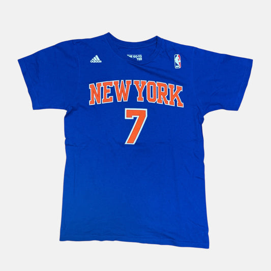 New York Knicks - Carmelo Anthony - Größe M - Adidas - NBA Name and Number Shirt