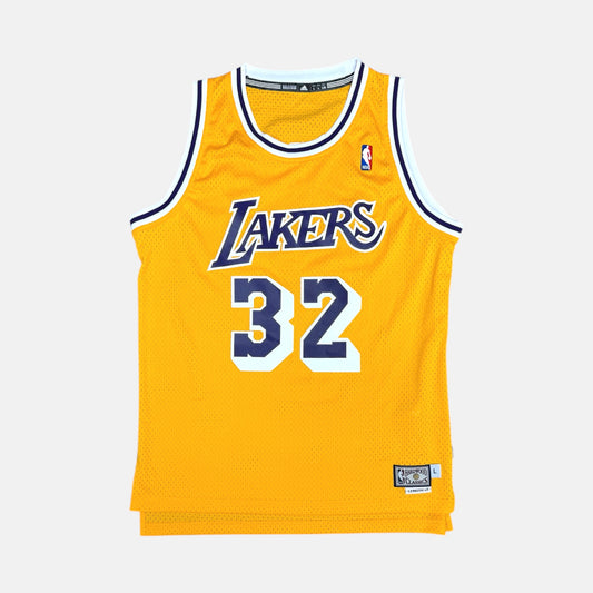 Los Angeles Lakers - Magic Johnson - Größe L - Adidas - NBA Trikot