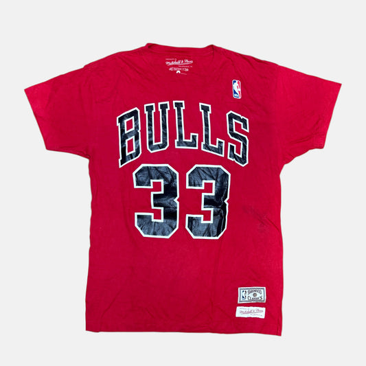 Chicago Bulls - Scottie Pippen - Größe S - Mitchell & Ness - NBA Name and Number Shirt