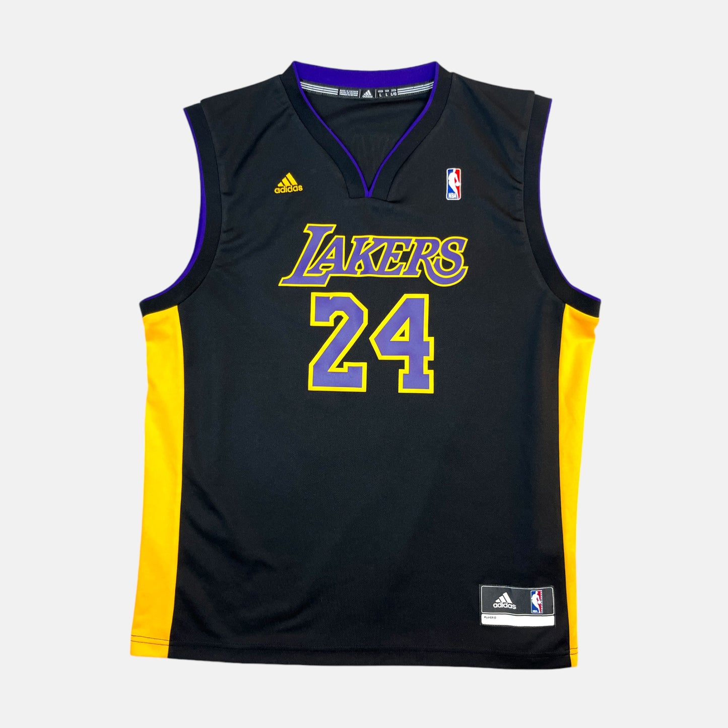 Los Angeles Lakers - Kobe Bryant - Größe L - Adidas - NBA Trikot Hollywood Nights