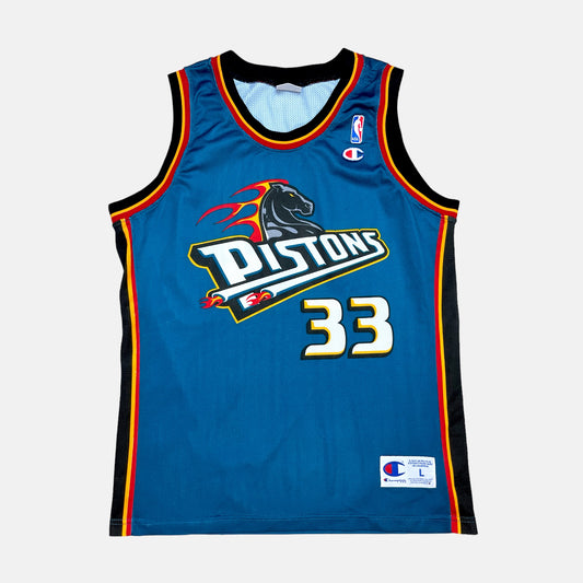 Detroit Pistons - Grant Hill - Größe L - Champion - NBA Trikot