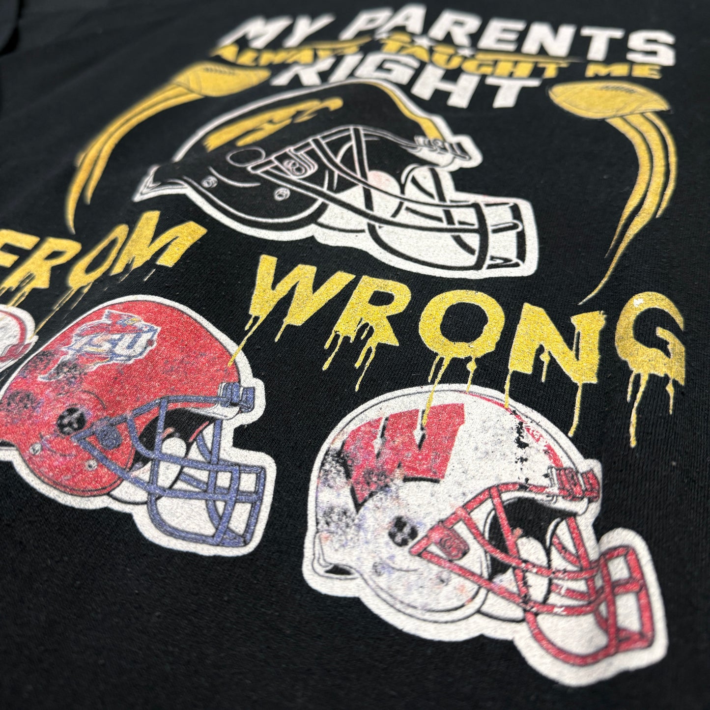 Iowa Hawkeyes - Right from Wrong - Größe L - NCAA Sweatshirt