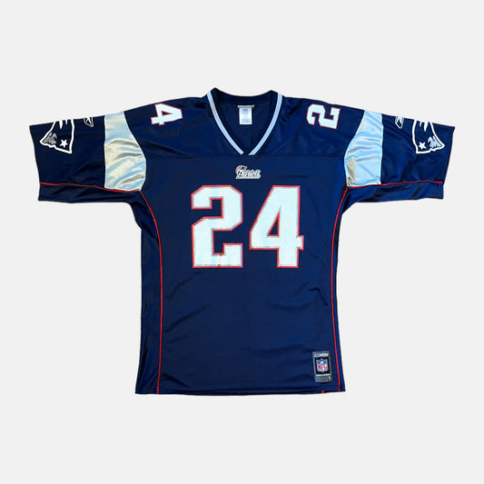 New England Patriots - Ty Law - Größe L - Reebok - NFL Trikot