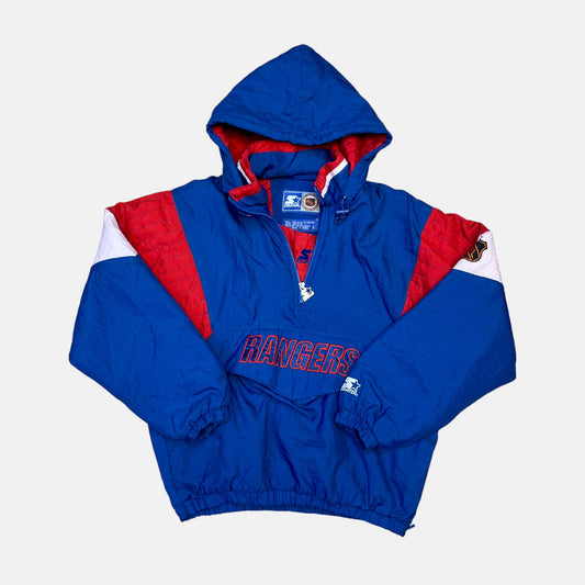 New York Rangers - gefütterte NHL Jacke - Größe L - Starter