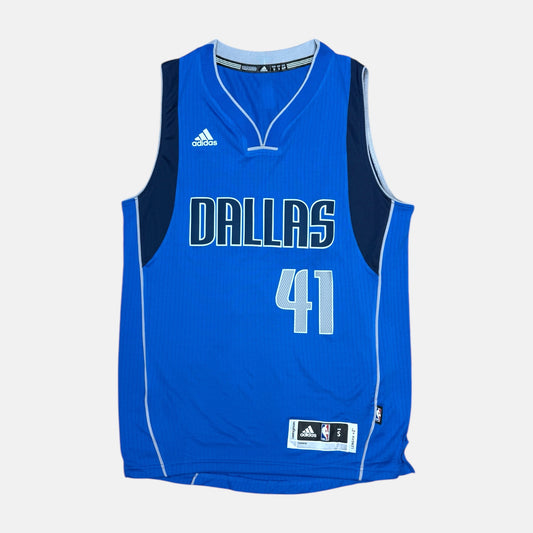 Dallas Mavericks - Dirk Nowitzki - Größe S - Adidas - NBA Trikot