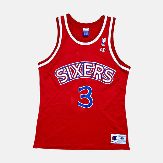 Philadelphia 76ers - Allen Iverson - Größe M / US40 - Champion - NBA Trikot