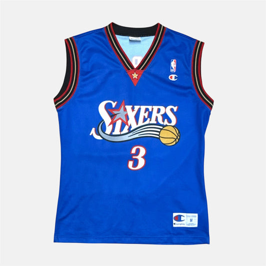 Philadelphia 76ers - Allen Iverson - Größe M - Champion - NBA Trikot