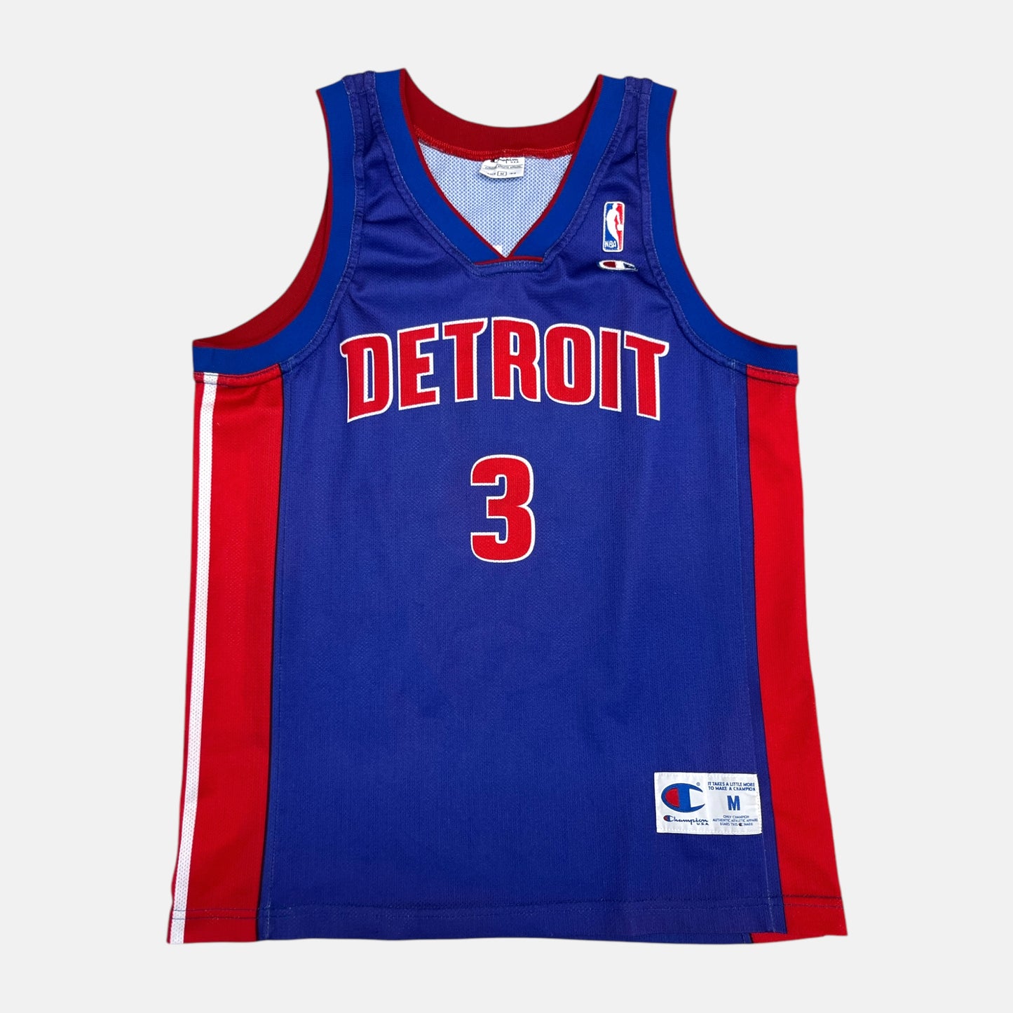 Detroit Pistons - Ben Wallace - Größe M - Champion - NBA Trikot