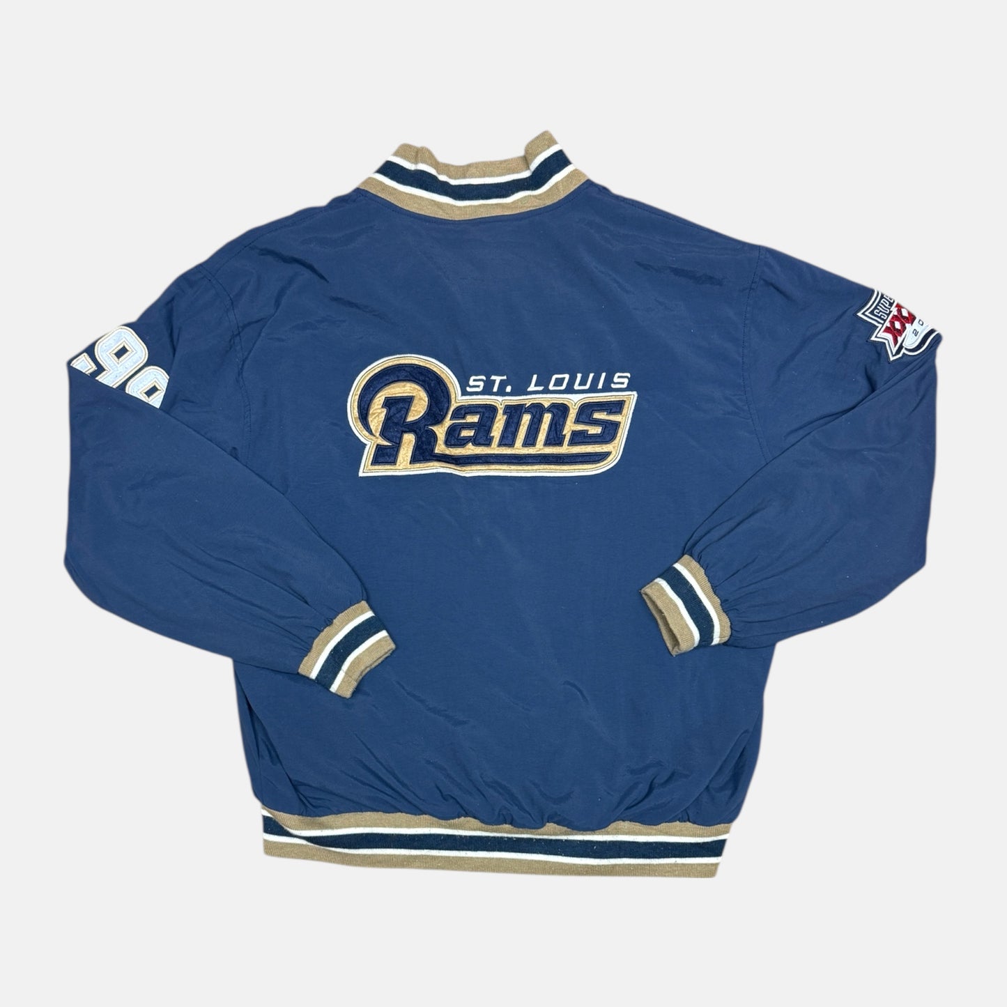 St. Louis Rams - Super Bowl 2000 - gesteppte NFL Jacke - Größe XL