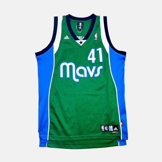 Dallas Mavericks - Dirk Nowitzki - Größe L - Adidas - NBA Trikot