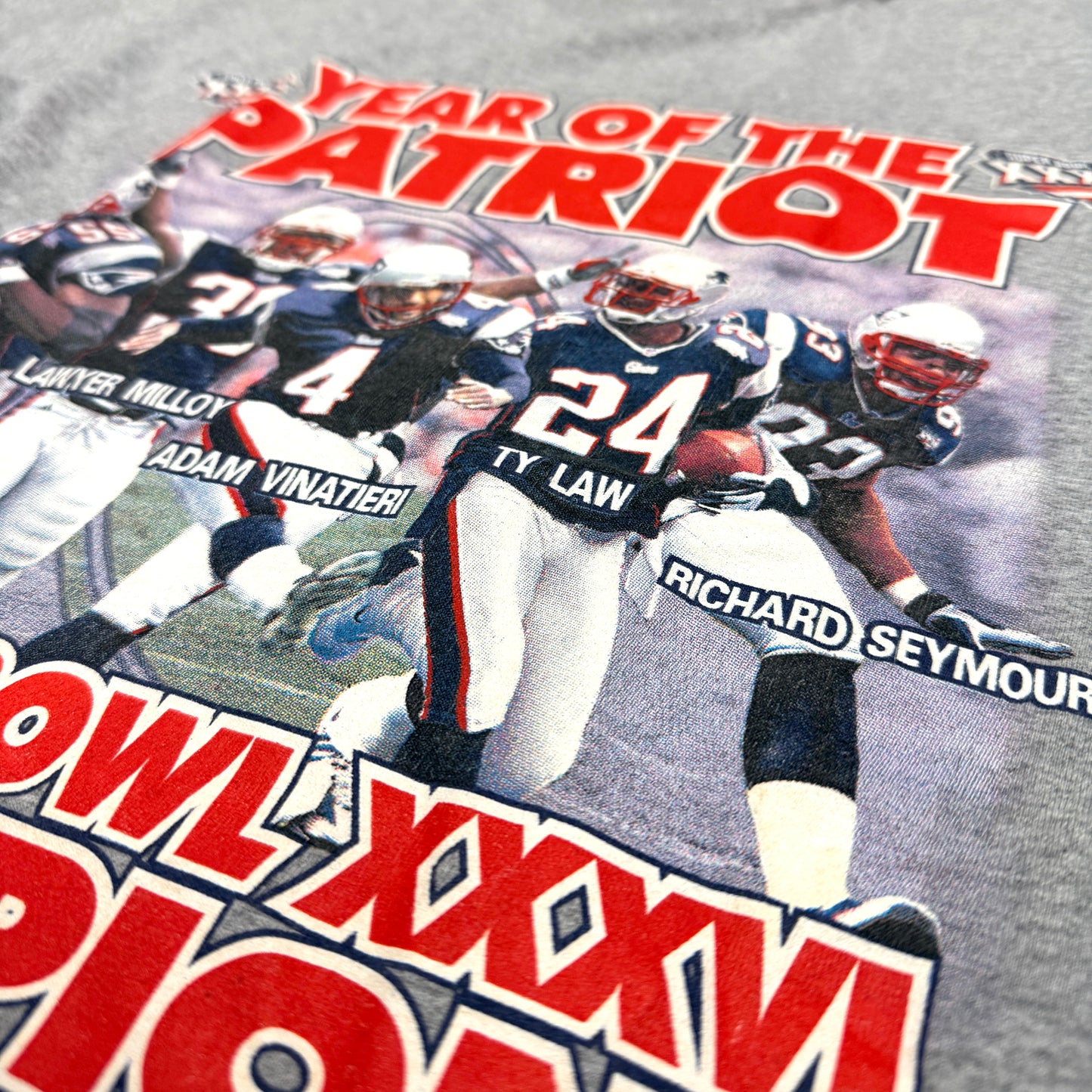 New England Patriots Shirt - Super Bowl 36 Champions - Größe M - Sport Attack NFL