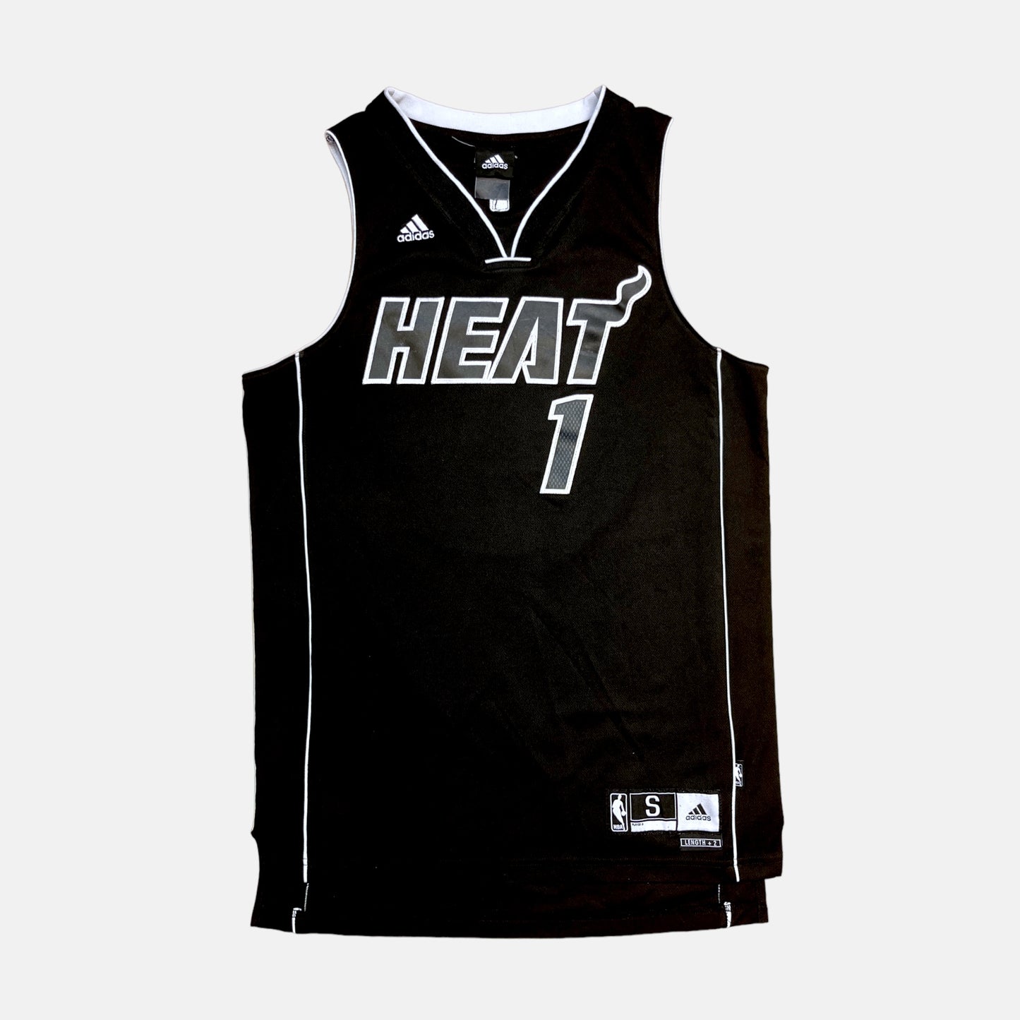 Miami Heat - Chris Bosh - Größe S - Adidas - NBA Back to Black Trikot