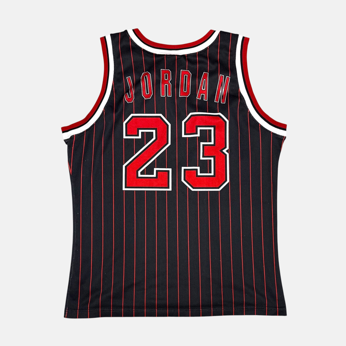 Chicago Bulls - Michael Jordan Pinstripes - Größe M - Champion - NBA Trikot