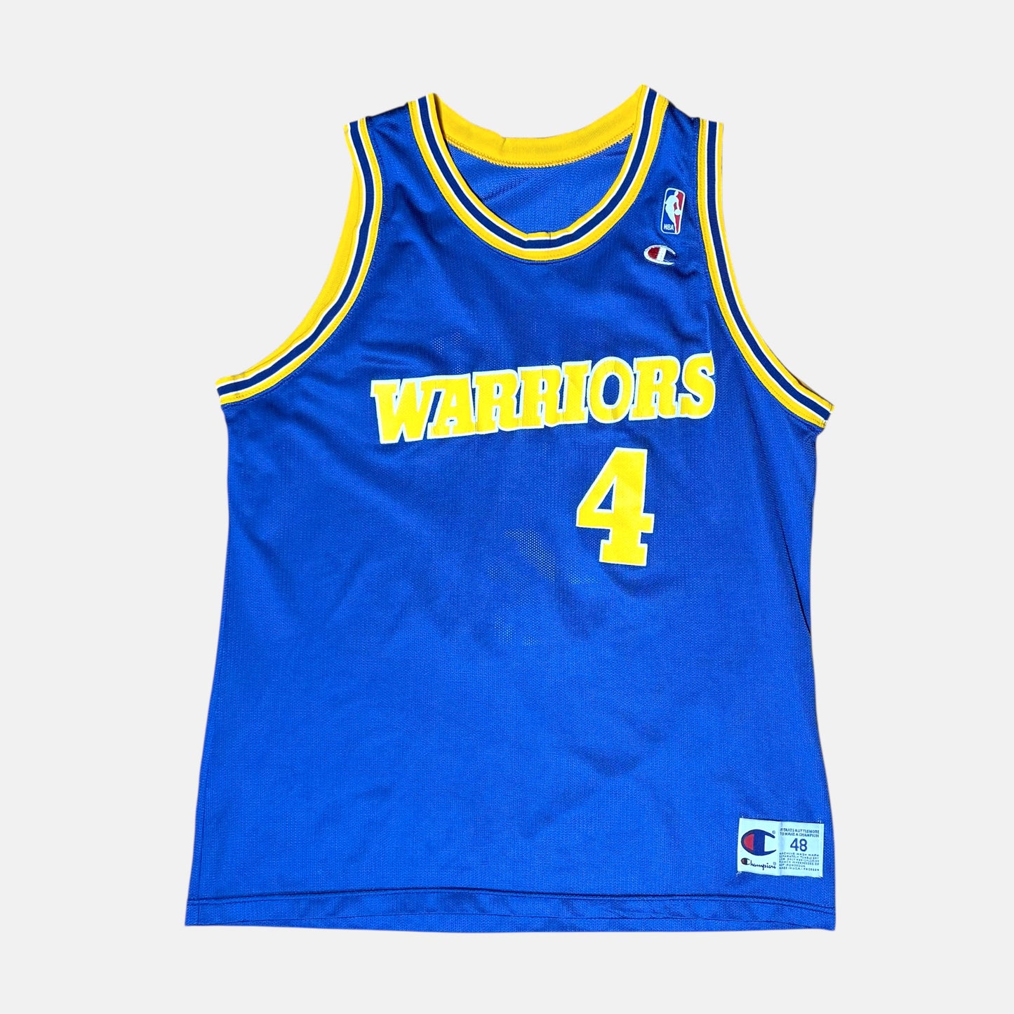 Golden State Warriors - Chris Webber - Größe XL / US48 - Champion - NBA Trikot