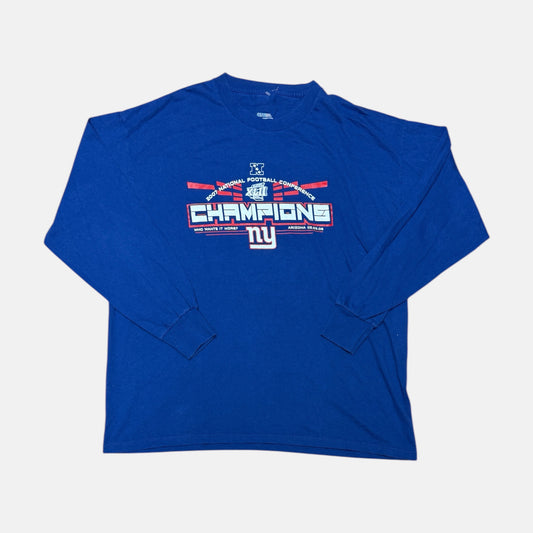 New York Giants - 2007 NFC Champions - Größe XL - NFL Longsleeve