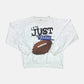 Football is Life Sweatshirt - Größe L - Anvil Knitwear - Vintage Sweater