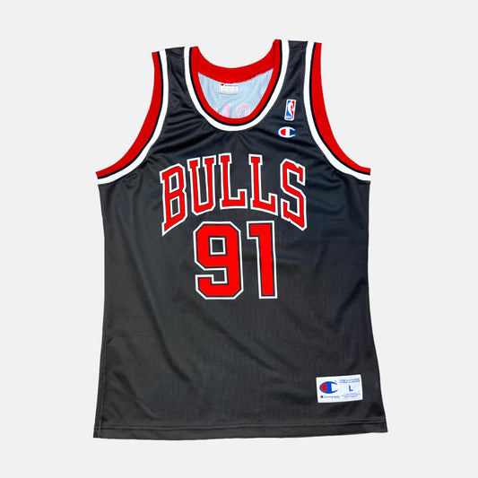 Chicago Bulls - Dennis Rodman - Größe L - Champion - NBA Trikot