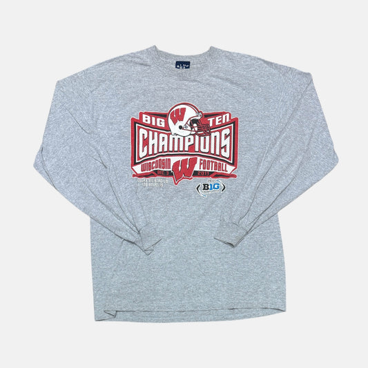 Wisconsin Badgers - 2011 Big10 Championship - Größe L - NCAA Longsleeve
