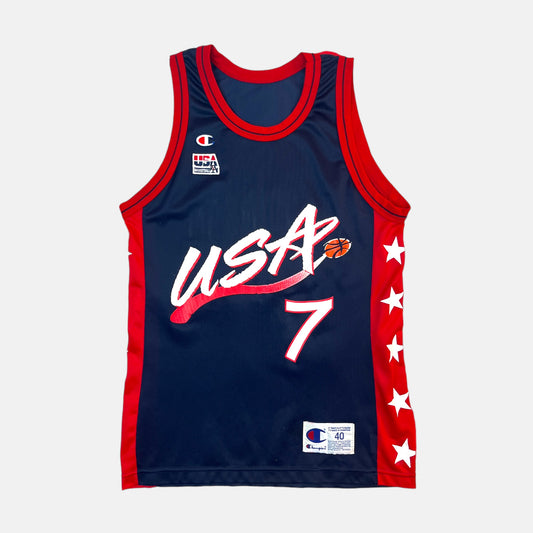 Team USA - David Robinson - Größe M / US40 - Champion - NBA Trikot