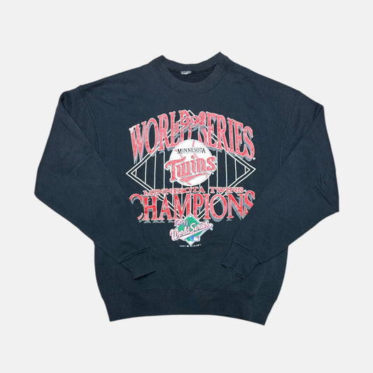 Minnesota Twins - World Series 1991 - Größe L - Logo 7 MLB Sweatshirt