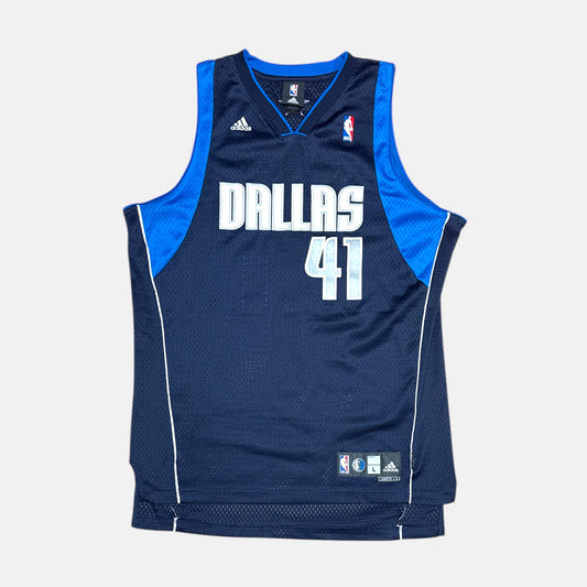 Dallas Mavericks - Dirk Nowitzki - Größe L - Adidas - NBA Trikot