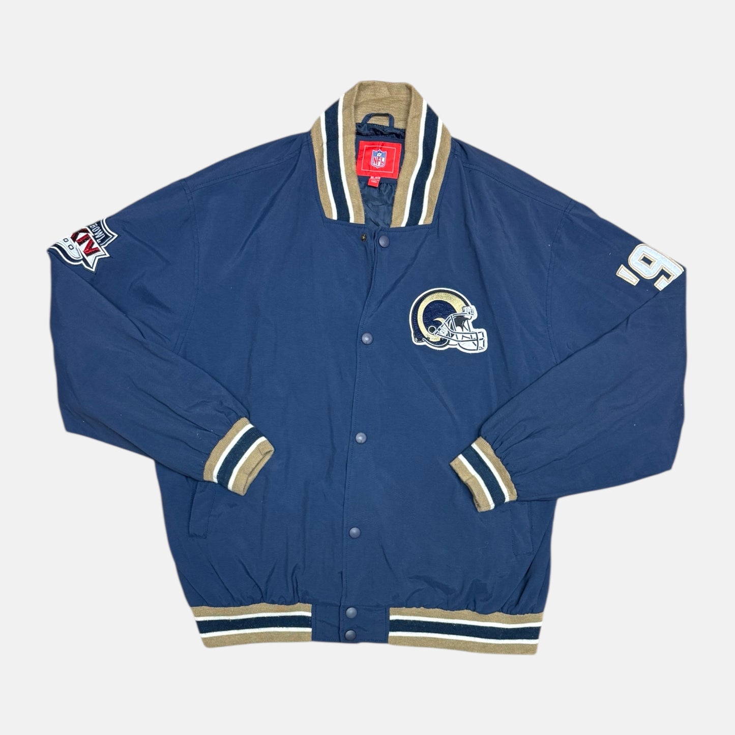 St. Louis Rams - Super Bowl 2000 - gesteppte NFL Jacke - Größe XL